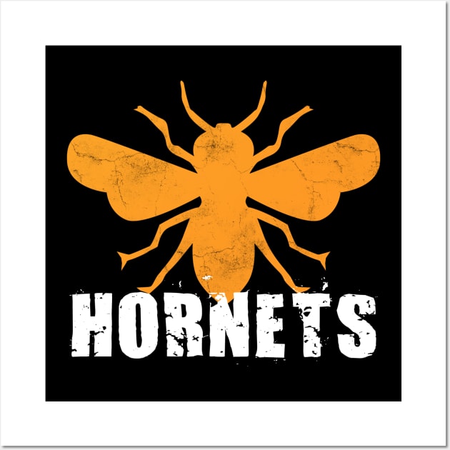 Vintage Hornets Wall Art by Imutobi